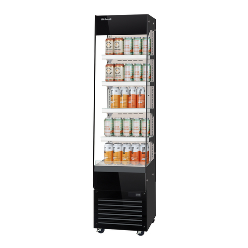 Turbo Air TOM20-75N-WB Horizontal Open Display Merchandiser 4.8 cu ft Slim Profile Self Contained Refrigeration
