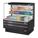 Turbo Air TOM-48L-UF-WB3S-N Horizontal Open Display Merchandiser 15.2 cu ft Capacity Self Cleaning Condenser