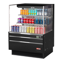 Turbo Air TOM-36L-UF-W(B)-3S-N Horizontal Open Display Merchandiser 11.1 cu ft Capacity Low Profile Self Contained Refrigeration