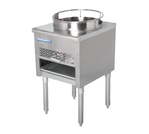 Turbo Air TAWR-16-JB Radiance Wok Range Gas 17-7/8W x 20-3/4D x 34-1/8H 16 Opening Stainless Steel 125000 BTU