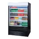Turbo Air TOM-48EB-N Vertical Air Curtain Open Display Merchandiser 22.6 cu ft Capacity 48W x 29-7/8D x 81-1/8H