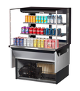 Turbo Air TOM-36L-UFD-WB3SI-N Drop-In Horizontal Open Display Case 11.1 cu ft Self-Contained Refrigeration