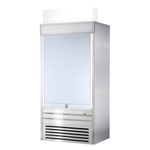 Turbo Air SCM-60-E Security Cover 56-7/8W x 11-1/4D x 64-1/4H for TOM-60EB-N & TOM-60ES-N White Trim Hard Plastic